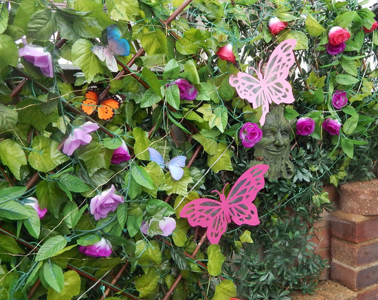 Colourful Butterfly Garden Decorative Outdoor Yard Wall Art Hanging Decor