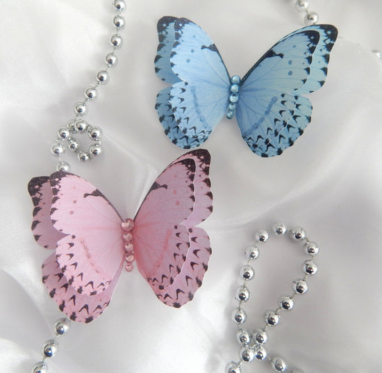 pastel 3d butterflies