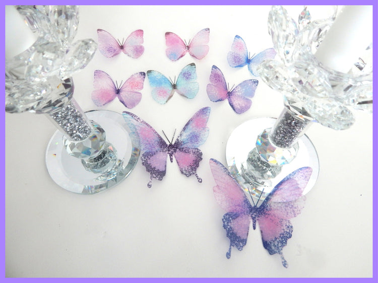 Sparkling Butterflies Pastel