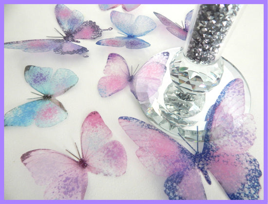 pastel glitter wall stickers