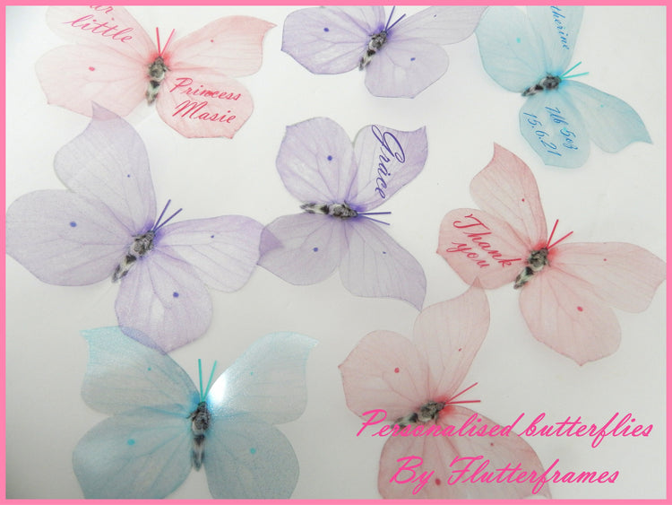 Pastel 3d wall sticker butterflies