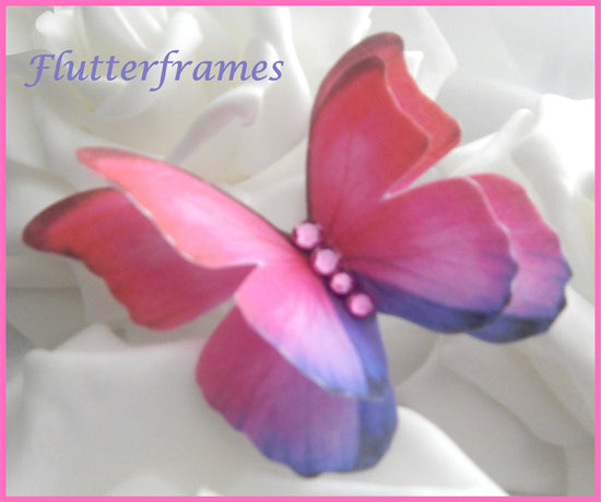wedding hair butterflies