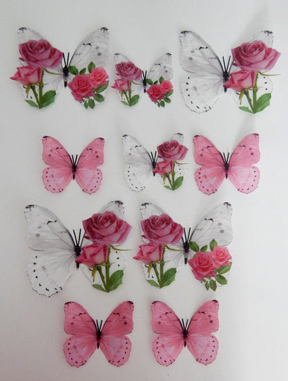 Pretty pink roses display