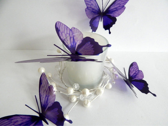 purple butterflies by flutterframes for weddings