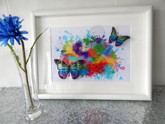 Home decor multi coloured 3d art