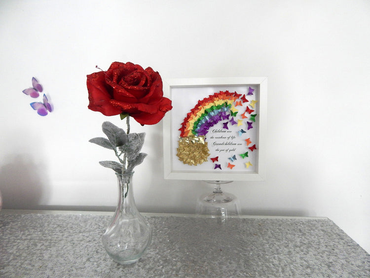 rainbow personalised 3d picture  