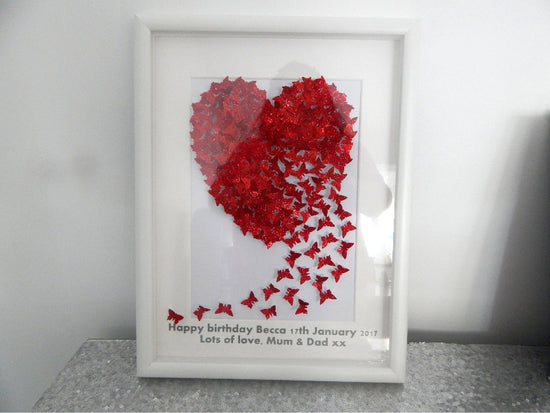 red butterfly collection