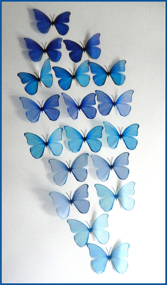 blue ombre home decor