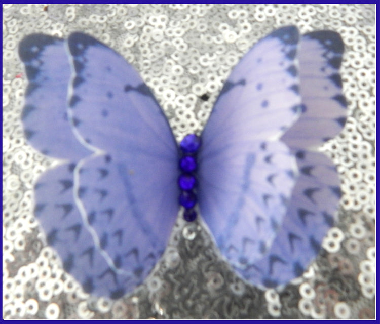 Lilac Butterflies,hair accessory, and made butterfly hair clip,  butterflies