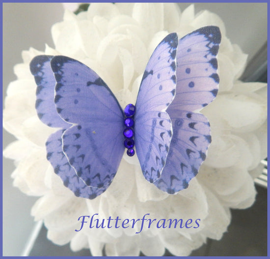 lilac  silk butterfly