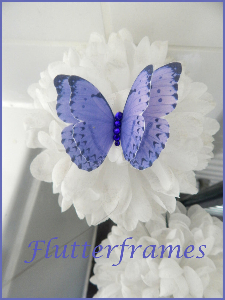 Lilac Butterflies,hair accessory, and made butterfly hair clip,  butterflies