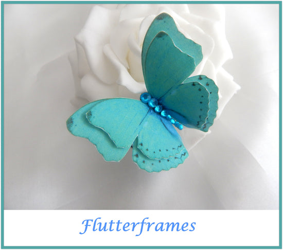 Jade silk butterfly