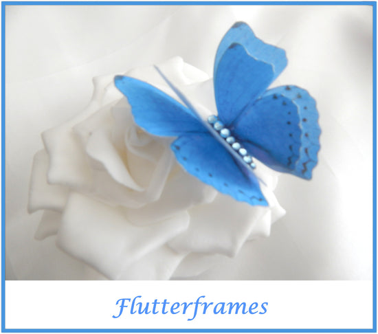 Prom night silk butterfly hair clip
